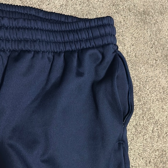 Adidas Mens Pull On Drawstring Athletic Track Pants Navy Blue Size 3XL - Picture 3 of 8